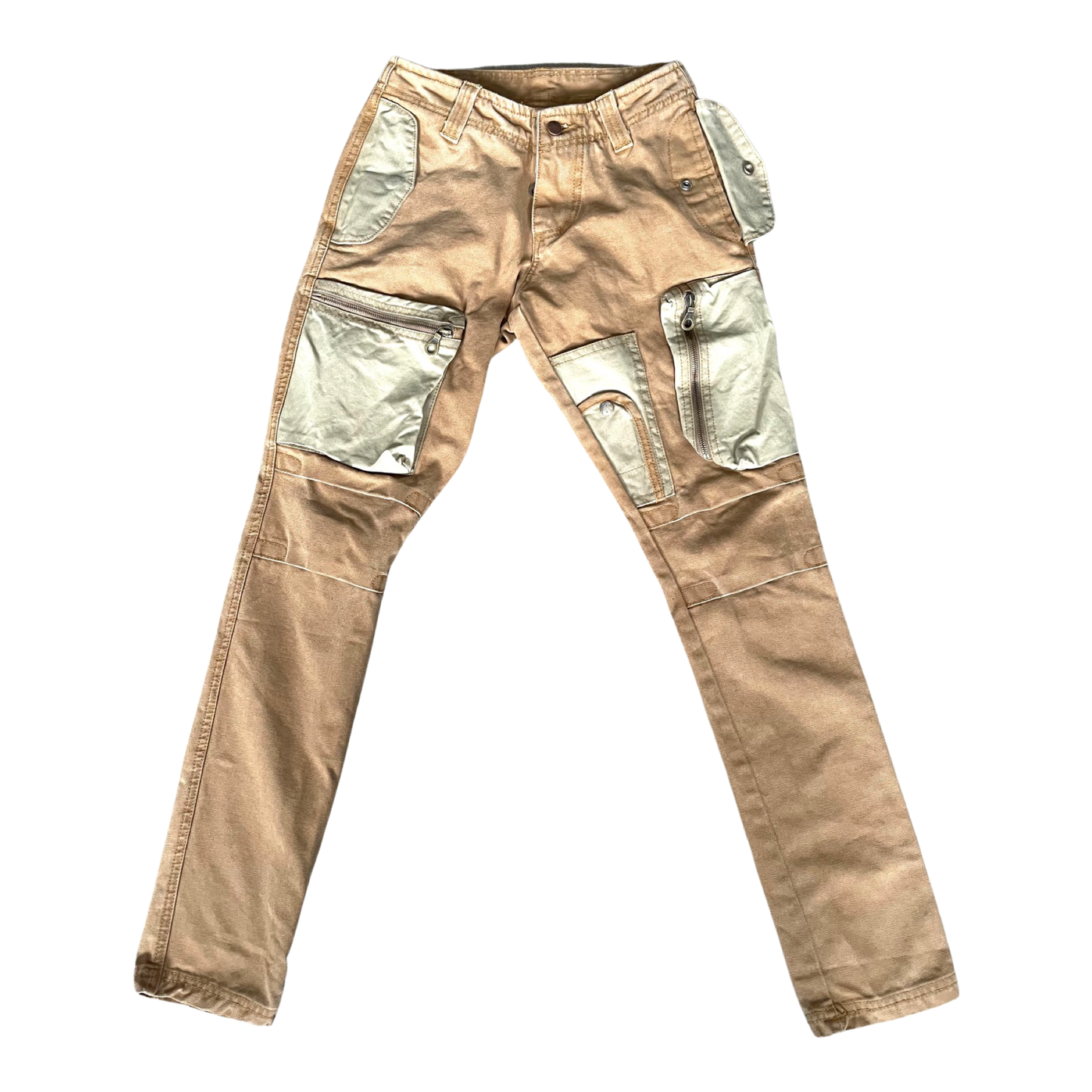 Copper Light Stone Two-Tone Cargo Pants