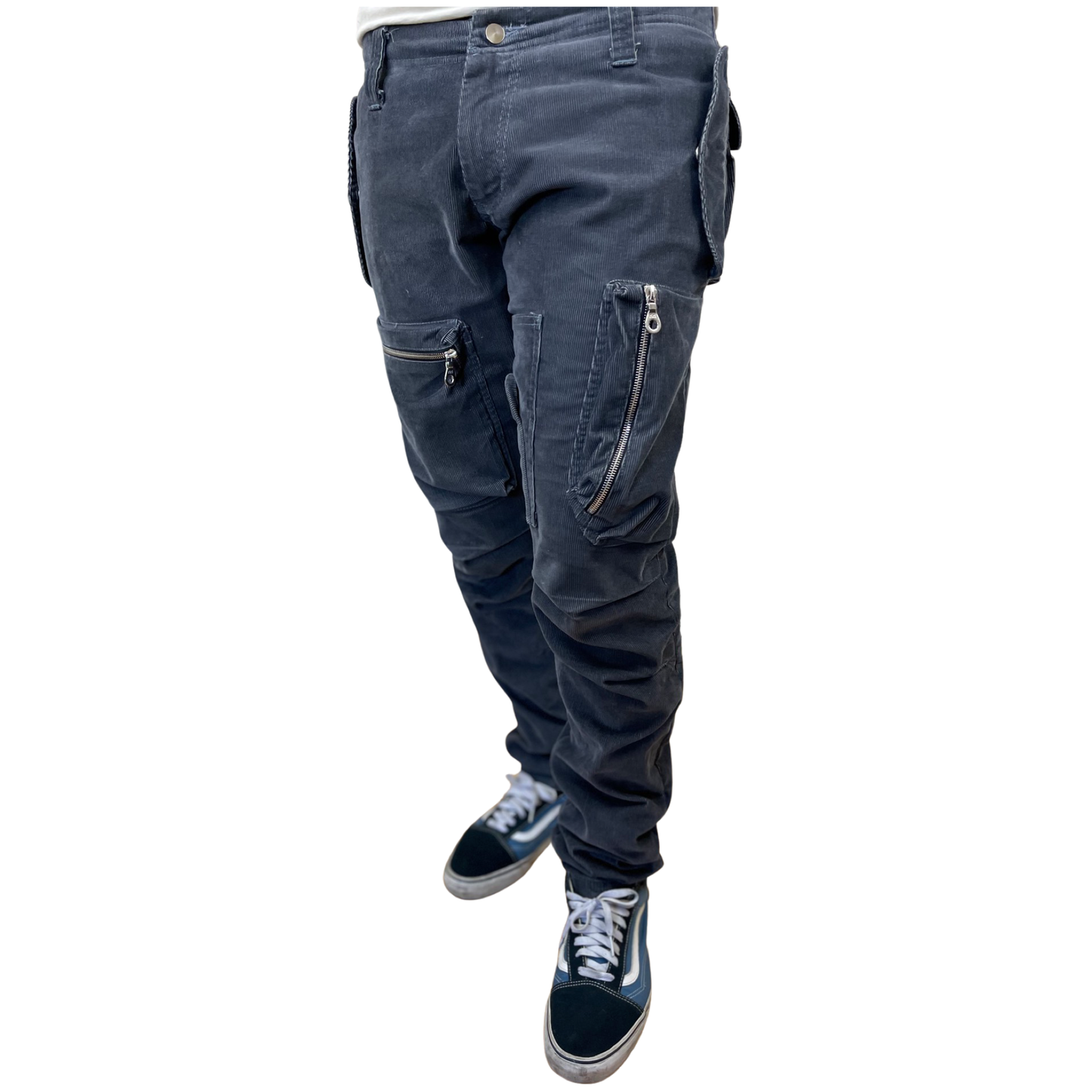 Overcast Grey Cargo Pants