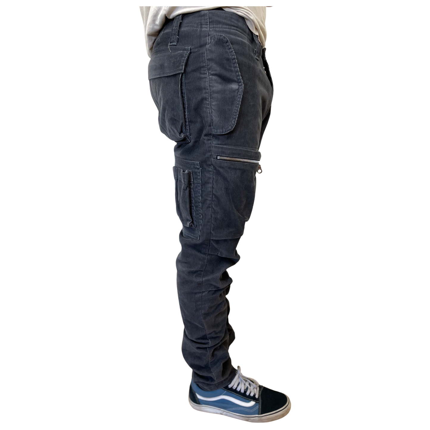 Overcast Grey Cargo Pants