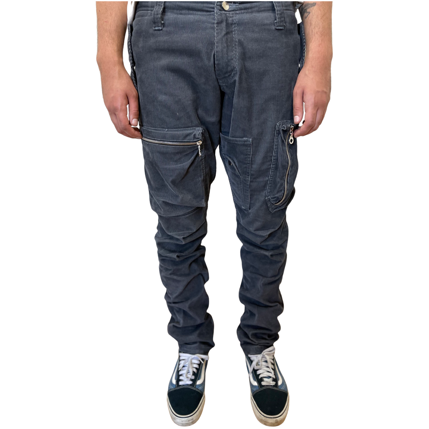 Overcast Grey Cargo Pants